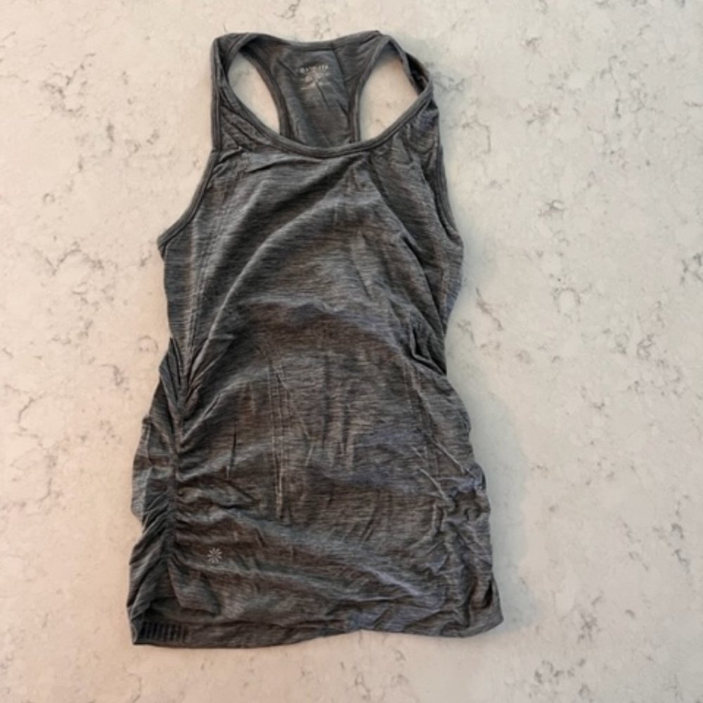 Athleta- Speedlight Seamless Tank- Heather Gray - Sz XS